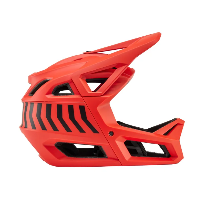 Fox Proframe Full Face Youth MTB Helmet Race Energy OS Orange Flame-1